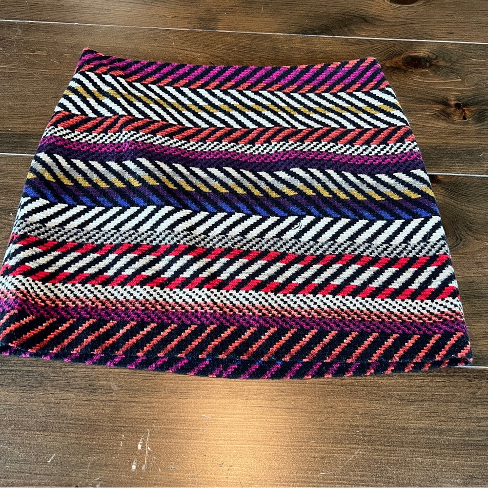 Trina Turk Striped Multicolor Women's Mini Skirt-size 4